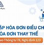 Cách Xuất Hóa Đơn Điều Chỉnh Đơn Vị Tính